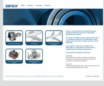 Senioraerospace.com(Senior plc) Screenshot