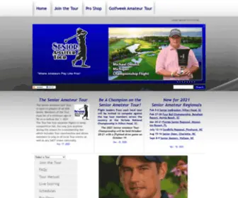 Senioramateurgolftour.net(Senior Amateur Tour) Screenshot