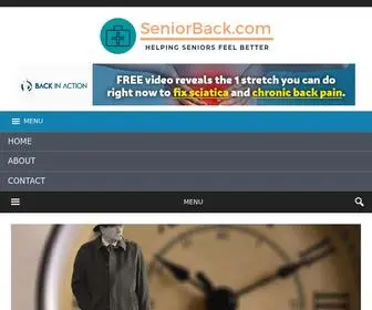 Seniorback.com(Seniorback) Screenshot