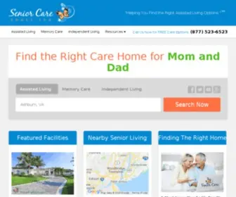 Seniorcarehomes.com(Senior Living Listings) Screenshot