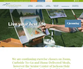 Seniorcenterjh.org(The Senior Center of Jackson Hole) Screenshot