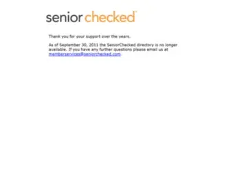 Seniorchecked.com(Seniorchecked) Screenshot