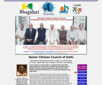 Seniorcitizensdelhi.org(Senior Citizens Council of Delhi) Screenshot