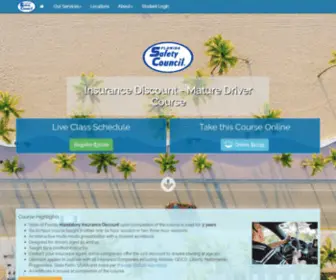 Seniordrivingclass.com(Florida Safety Council) Screenshot