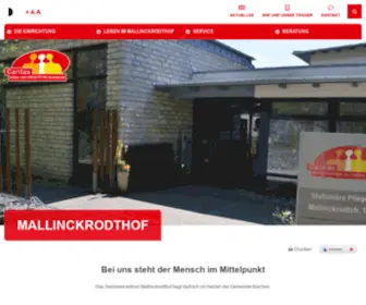 Seniorencentrum-Mallinckrodthof-Borchen.de(Mallinckrodthof) Screenshot