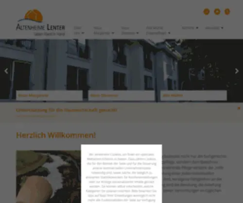 Seniorenheime-Nottuln.de(Herzlich Willkommen) Screenshot