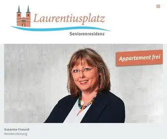 Seniorenresidenz-Laurentiusplatz.de(Willkommen in der Seniorenresidenz Laurentiusplatz) Screenshot