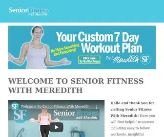 Seniorfitnesswithmeredith.com(Senior Fitness With Meredith) Screenshot