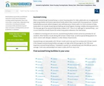 Seniorguidance.org(Assisted Living) Screenshot