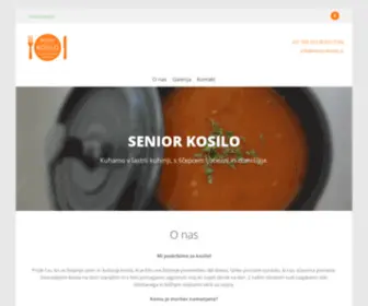Seniorkosilo.si(Senior kosilo) Screenshot