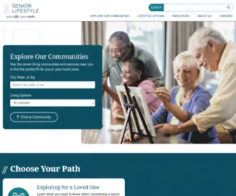 Seniorlifestyle.com(Find the Right Senior Living Today) Screenshot