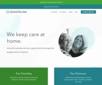 Seniorlink.com(Caregiver Services & Support) Screenshot