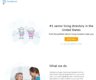 Seniorlivingmap.org(Senior Living Facilities .net) Screenshot