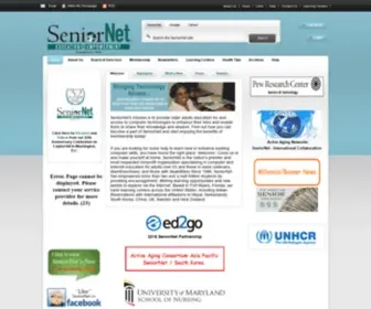 Seniornet.com(Seniornet) Screenshot