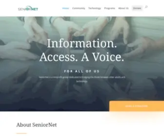 Seniornet.org(Information) Screenshot