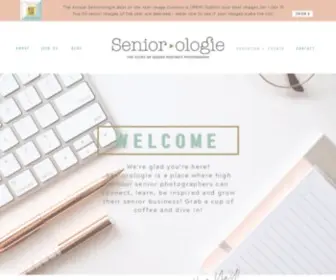 Seniorologie.com(The study of high school senior portrait photography) Screenshot