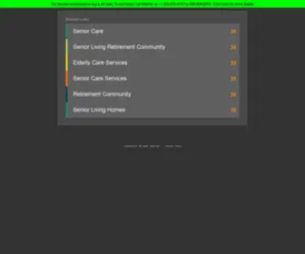 Senioroptions.org(Senior Options) Screenshot
