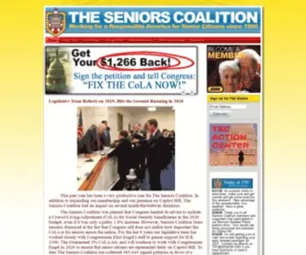 Senior.org(The Seniors Coalition) Screenshot