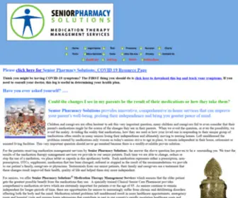 Seniorpharmacysolutions.com(Senior Pharmacy Solutions Medication Therapy Management Services MTMS Louisville Kentucky Lynn Harrelson) Screenshot