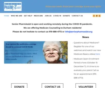 Seniorpharmassist.org(Senior PharmAssist) Screenshot