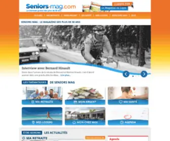 Seniors-Mag.com(Seniors mag est le guide malin qui accompagne les pré) Screenshot