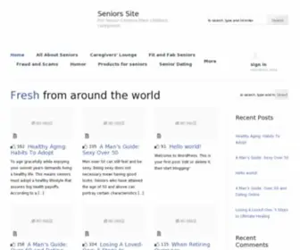 Seniors-Site.com(Seniors Site) Screenshot