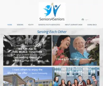 Seniors4Seniors.org(HOME) Screenshot