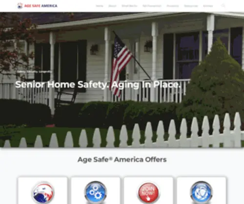 Seniorsafehome.com(Age Safe America) Screenshot