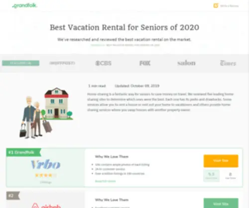 Seniorshomeexchange.com(Seniors Vacation and Home Exchange) Screenshot