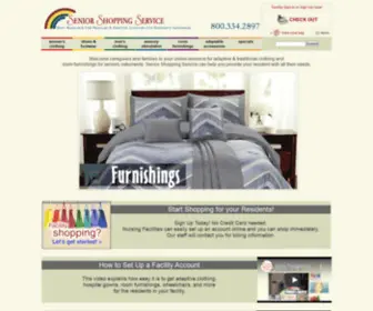 Seniorshoppingservice.com(Providing the best adaptive clothing and apparel to Seniors) Screenshot