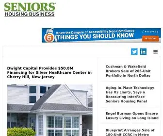 Seniorshousingbusiness.com(Your resource for seniors housing real estate and operations news and insight) Screenshot