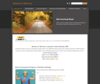 Seniorsinservicenevada.org(Seniors In Service) Screenshot