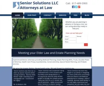 Seniorsolutionsinfo.com(Senior Solutions LLC) Screenshot