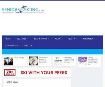 Seniorsskiing.com(Everything for the 50) Screenshot