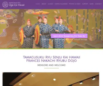 Senjukaihawaii.com(Tamagusuku Ryu Senju Kai Hawaii) Screenshot