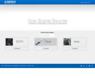 Senko.com(SENKO Advanced Components) Screenshot