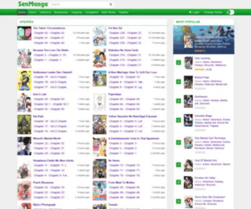 Senmanga.com(Sen Manga) Screenshot