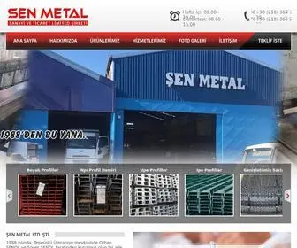 Senmetal.com.tr(Şen Metal San) Screenshot