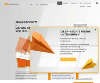 Senneplastik.de(Senne products) Screenshot