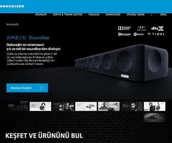 Sennheiser.com.tr(Türkiye) Screenshot