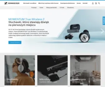 Sennheiser.pl(Oficjalny sklep Sennheiser) Screenshot