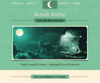 Sennikonline.edu.pl(Twoje Sny Maj) Screenshot