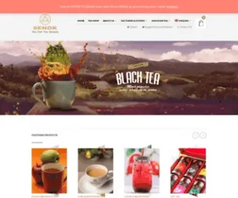 Senoktea.com(Senok Tea) Screenshot