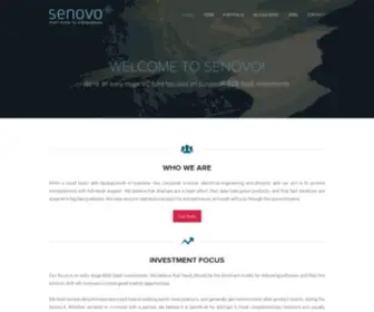 Senovo.vc(B2B Cloud & SaaS Venture Capital) Screenshot
