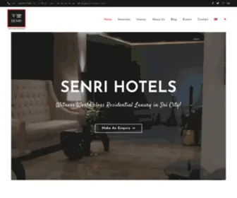 Senrihotels.com(Senri Hotels) Screenshot