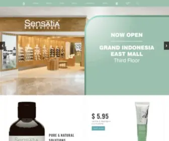 Sensatia.com(Sensatia Botanicals) Screenshot