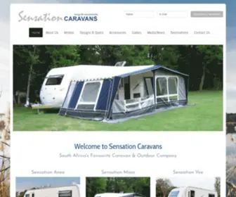 Sensationcaravans.co.za(Sensation Caravans are Manufacturers of High Quality Caravans in South Africa featuring Upmarket & Mid) Screenshot