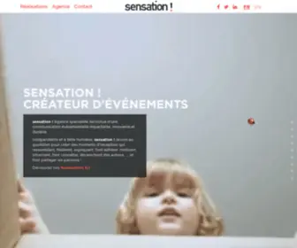 Sensation.fr(Home) Screenshot