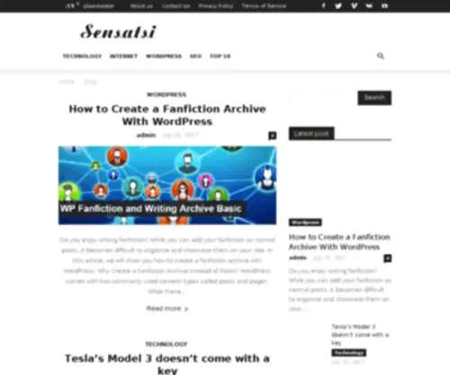 Sensatsi.com(Сенсаци) Screenshot