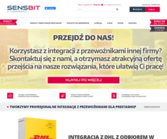 Sensbit.pl(Sklepy, moduły i modyfikacje PrestaShop ● Bezpieczne dodatki z dostawą w 2 minuty) Screenshot